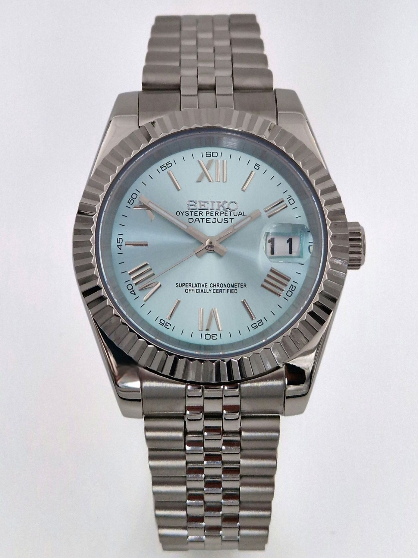 Ljusblå Romersk - Datejust Mod